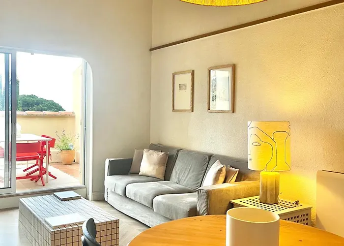 Pramousquier -vue - 3 Pieces - Renove A Neuf Apartmán